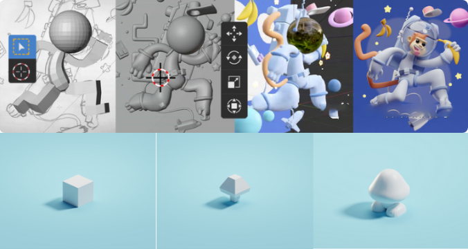 【936期】Blender角色创建全系统教程合集
