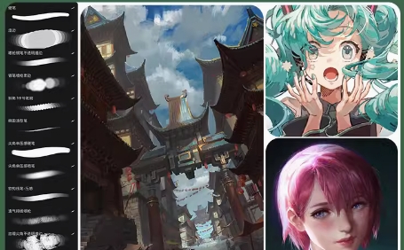 【1254期】300款B站大触笔刷合集